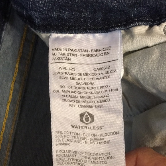 Levi Strauss signature gold women’s jeans mid rise skinny size 12 slim - Picture 6 of 6